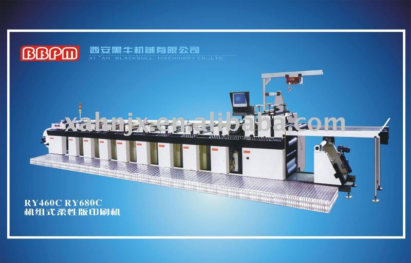 SIX-colour flexo printing machine