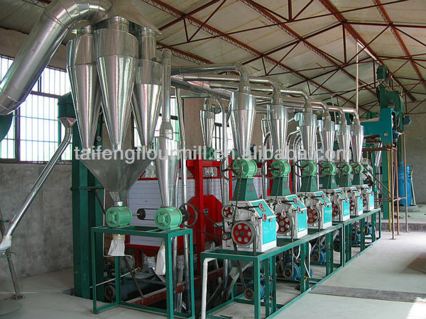 Six Grinding Head Flour Mill