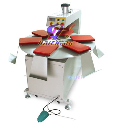 six trays heat press machine