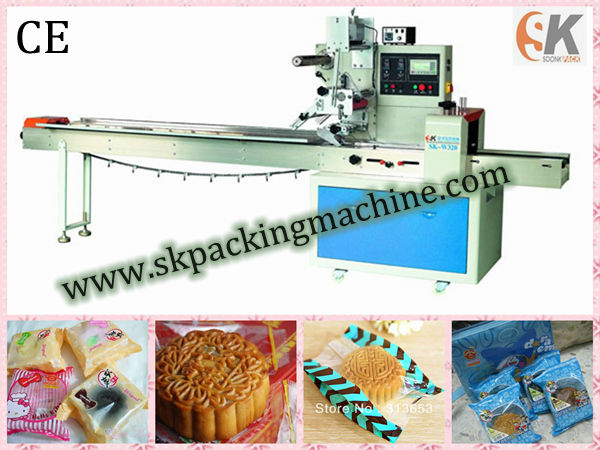 SK-W320 mooncake horizontal packing machine for industrial parts