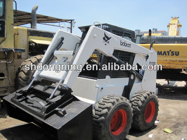 skid steer loader bobcat S130, used skid steer loader BOBCAT S130