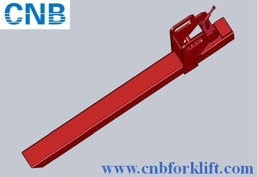 Skid tractor pallet forks