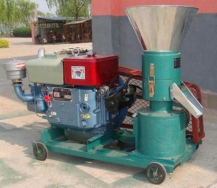 SKJ200D diesel wood straw pellet machine(CE)