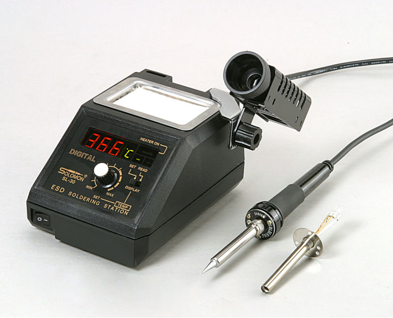 SL-30 ESD ADJUSTABLE TEMPERATURE CONTROLLED SOLDERING STATION SL-30 ESD