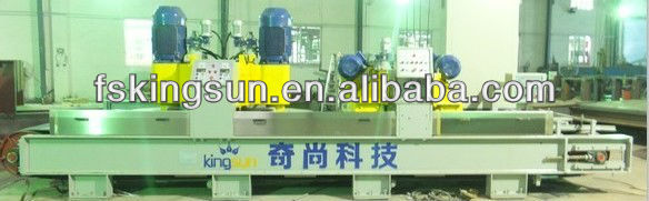 Slab calibrating machine