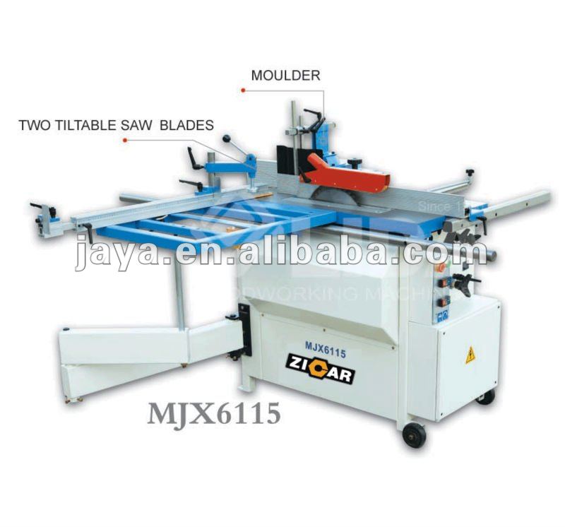 sliding table saw with spindle moulder