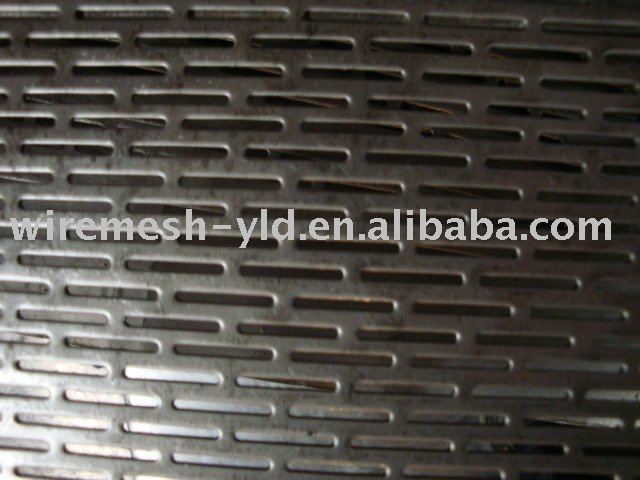 Slot hole perforated metal mesh