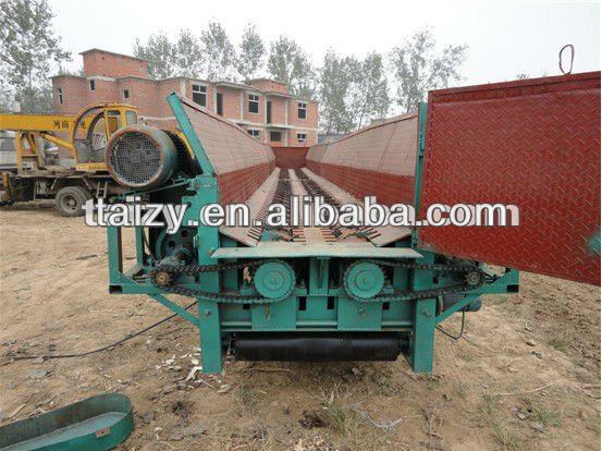 Slot type automatic wood log debarking machine/wood skin peeling machine with low price 0086-18703616536