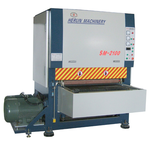 SM-2100 Wet Double-Belt Polish Machine