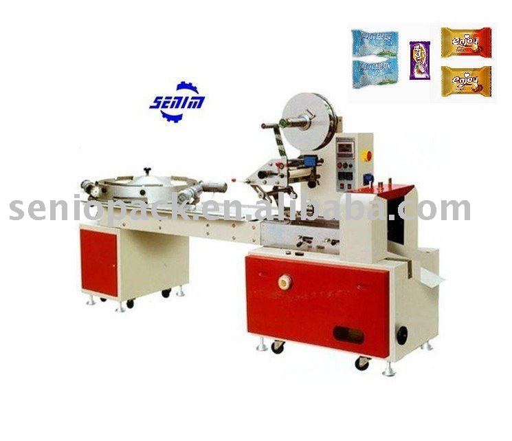 SM600 Full Automatic candy Packaging machine with vibration feeder