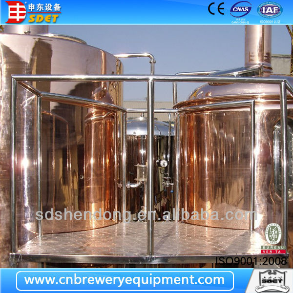 Small Beer Brewery Equipment 500L, Beer Dispenser