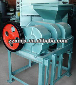 small briquette press for charcoal briquette with binder