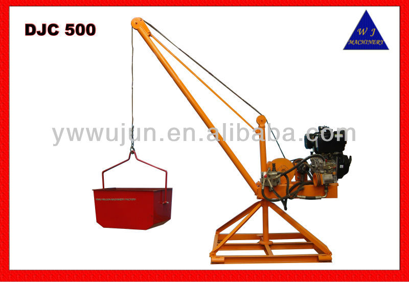 Small crane,Small crane with diesel engine,Jib crane 500kg