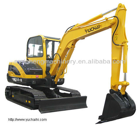 Small excavator Yuchai YC 55-8 (Cummins engine)