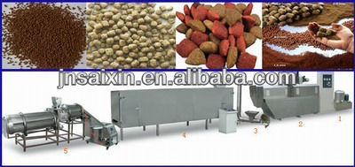 small extruded fish feed pellet production line