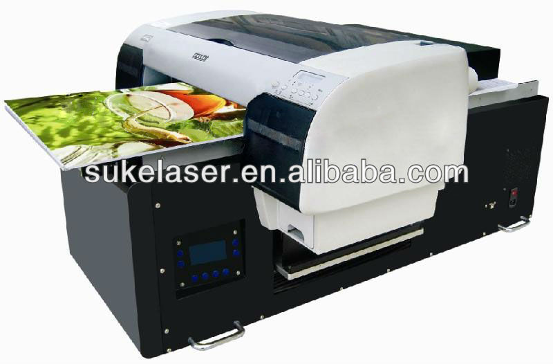 Small format 43cm*90cm high resulution multi-function UV flatbed printer