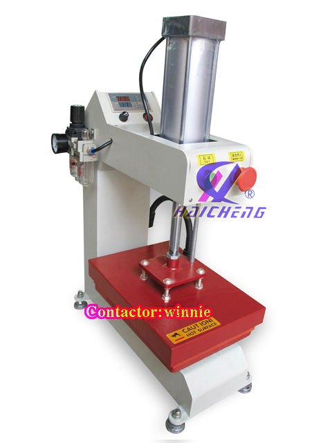 small logo pneumatic heat transfer printing machine