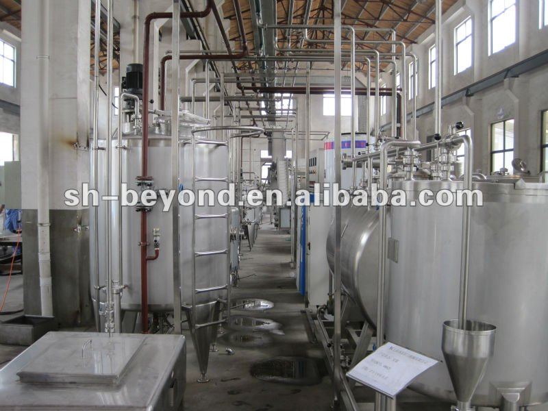 small milk production line