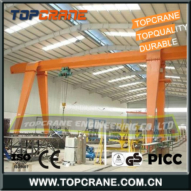 Small mobile gantry crane 10 ton