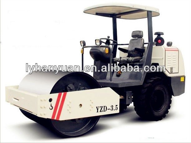 small single drum vibratory road rollers 3.5tons