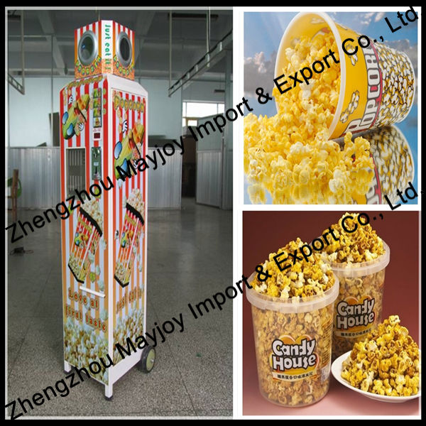 Small size and coin-operated popcorn vending machine/popcorn maker,Zhengzhou Mayjoy Import & Export Co., Ltd.