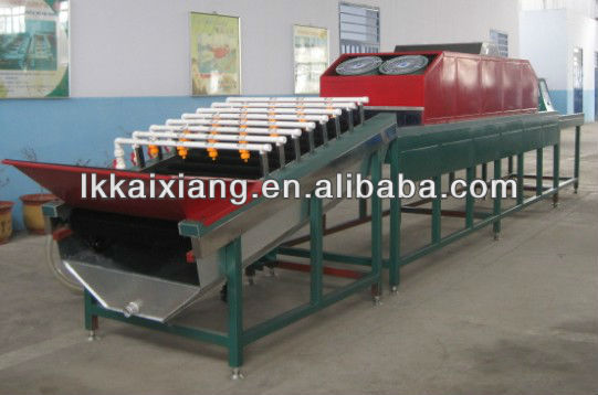 Small size fruit washing and waxing machine