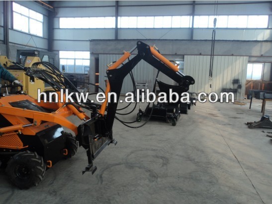 small size mulit-function skid steer loader with backhoe LJ300