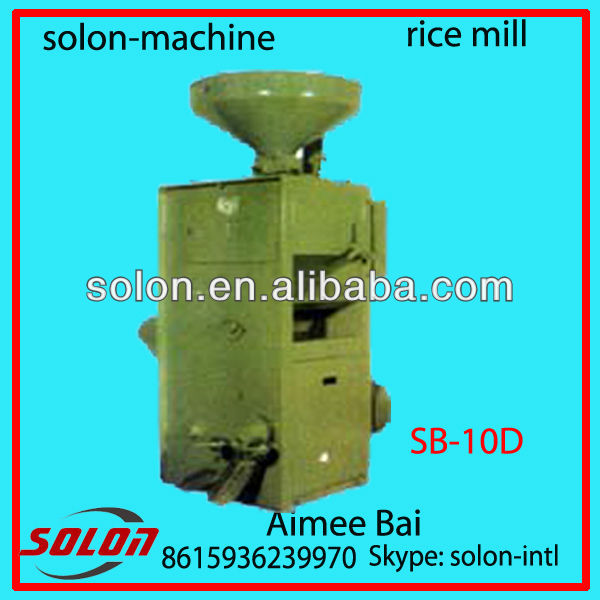 Small type rice polishing mill machine SB-10D from Solon 8615936239970