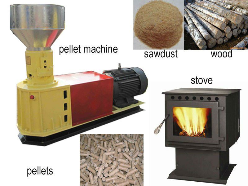 small wood pellet machine