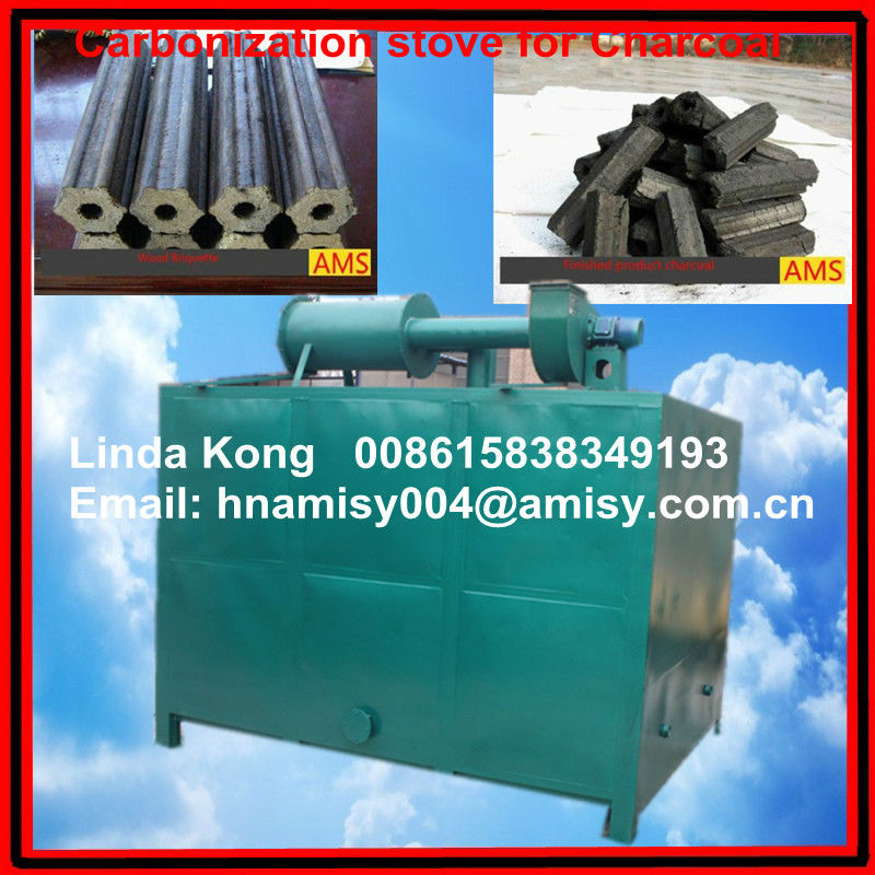 Smokeless air stream china continuous carbonization furnace