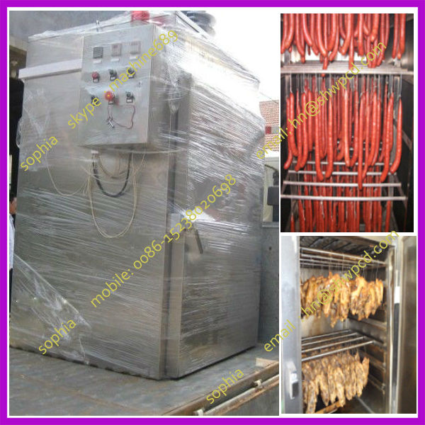 smoking machine for meat processing/fish smoking machine/fish smoke oven 0086-15238020698