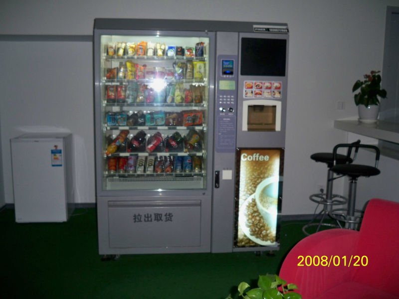 Snacks cold drinks vending machine--03