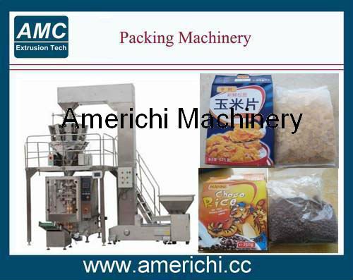 Snacks food packing machine