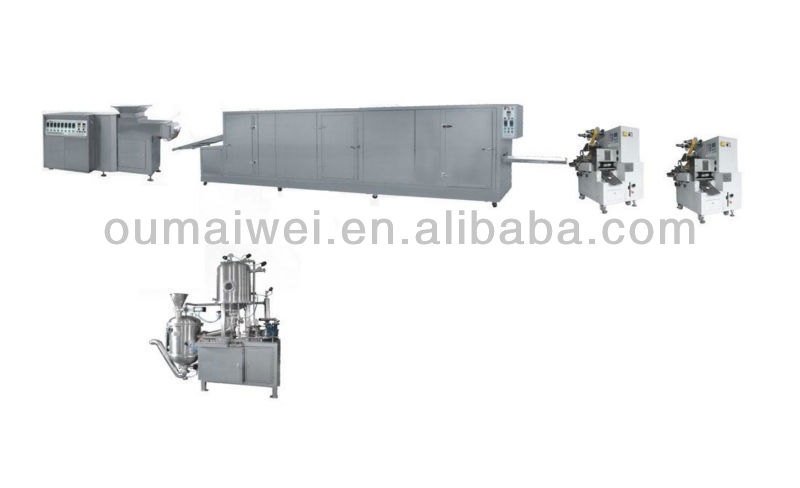 Soft Candy Automatic Forming Sugar Packing Line