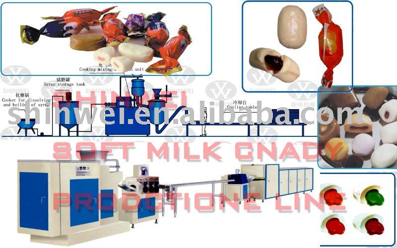 Soft milk candy/chew candy producing line