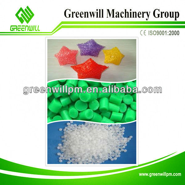 Soft plastics pelletizing for PE PP film