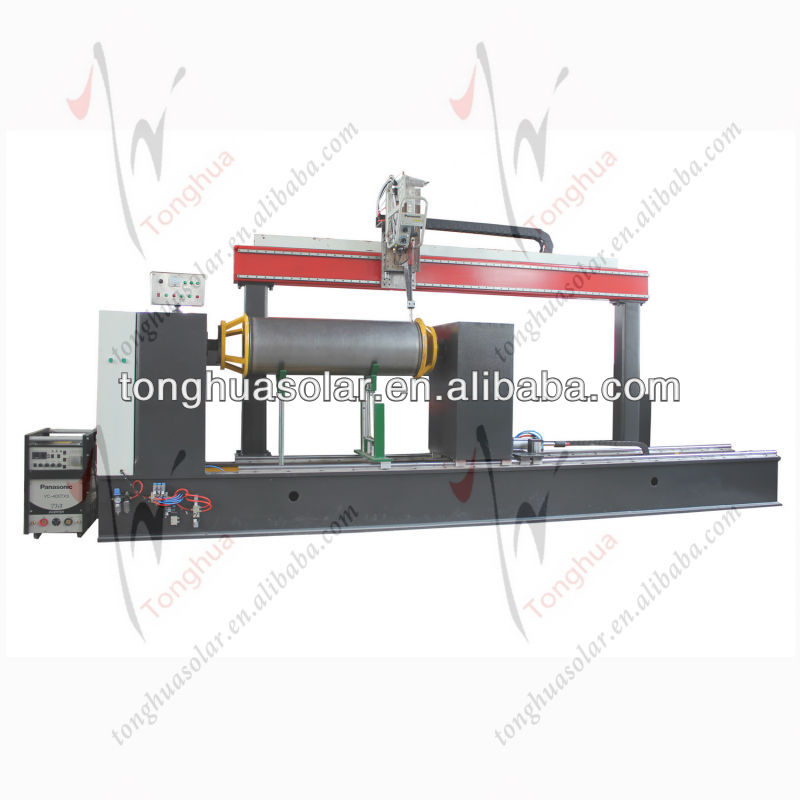 Solar Water Heater Manufacturing Equipment, MIG Circular Seam Welding Machine For High Pressure Type Inner Tank