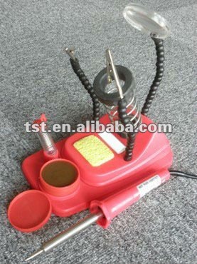Soldering iron with stand