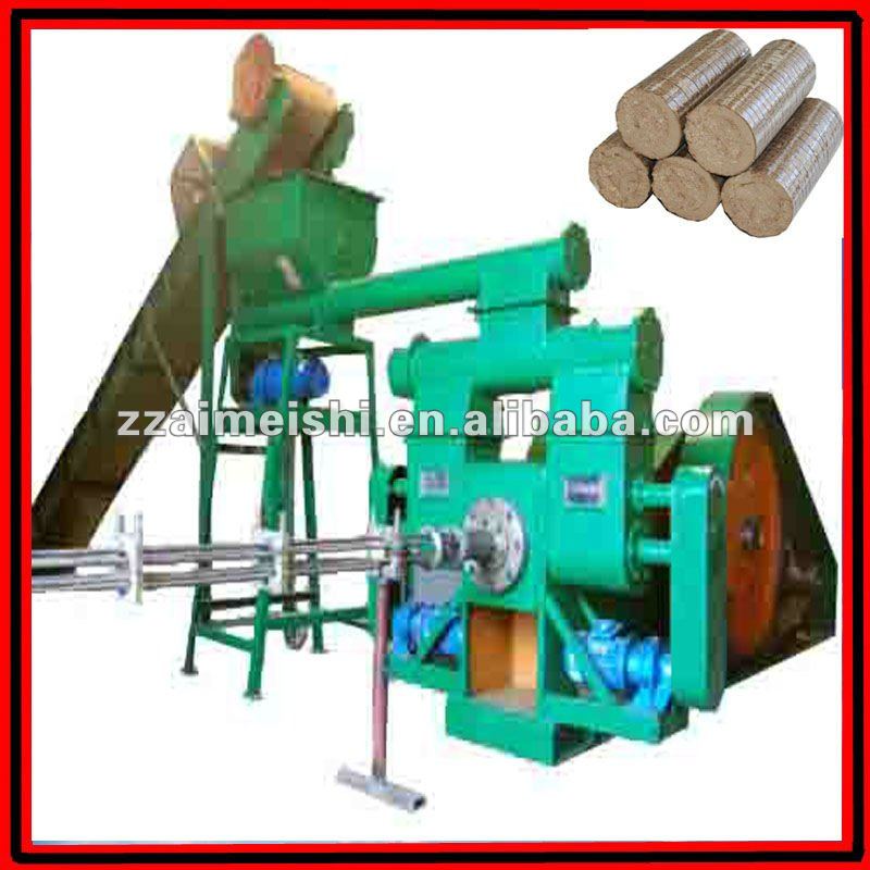 Solid fuel sawdust briquette machine