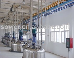 Solvent paint production line