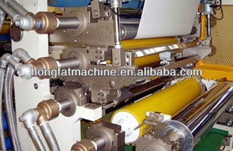 Solventless silicone coating machine