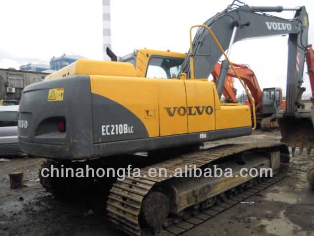 south korea used volvo 210b excavator low price for sale in good condition