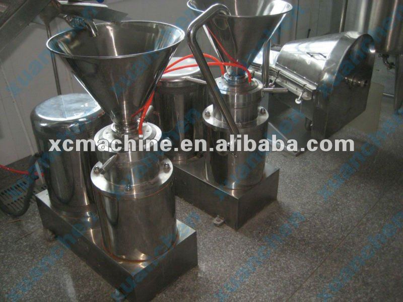 Soy milk split colloid mill