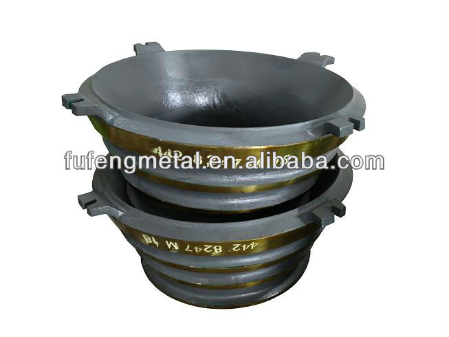 spare parts concave for crusher