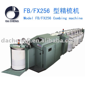 Spinning machine for wool tops making/combing, carding and drafting of the preliminarily carded wool/Frame.(FB256)