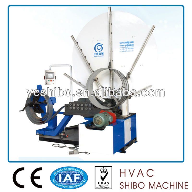 Spiral duct forming machine