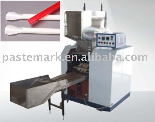 Spoon shape straw making machine