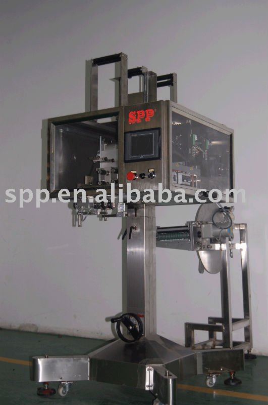 SPP-LTT-100 series Straight line Shrink labeling machine, Shrink label machine, sleeve labeling machine