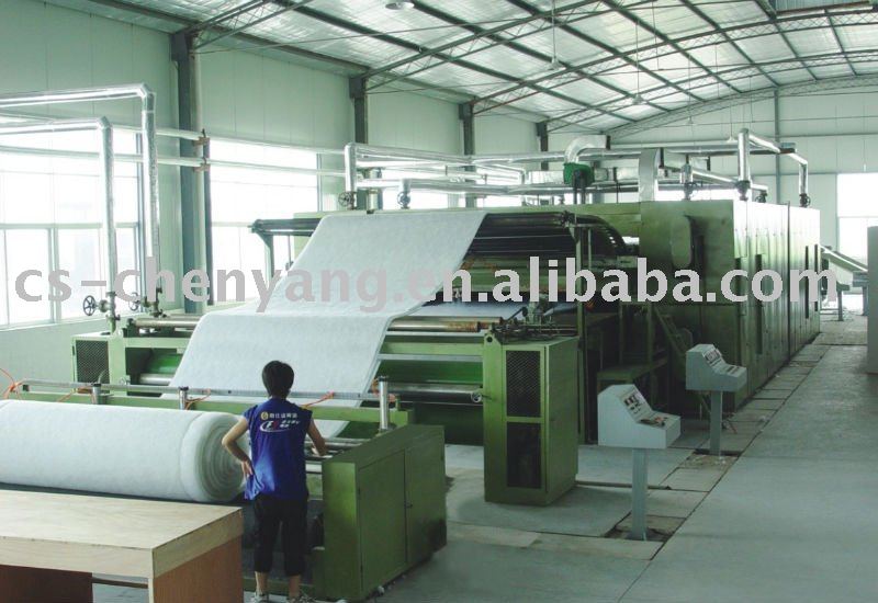 Spray-Bonded Cotton, Mimic Silk Cotton Production Line