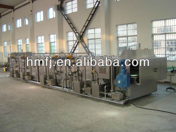 Spray cooling machine /fruit juice bottle cooling machine